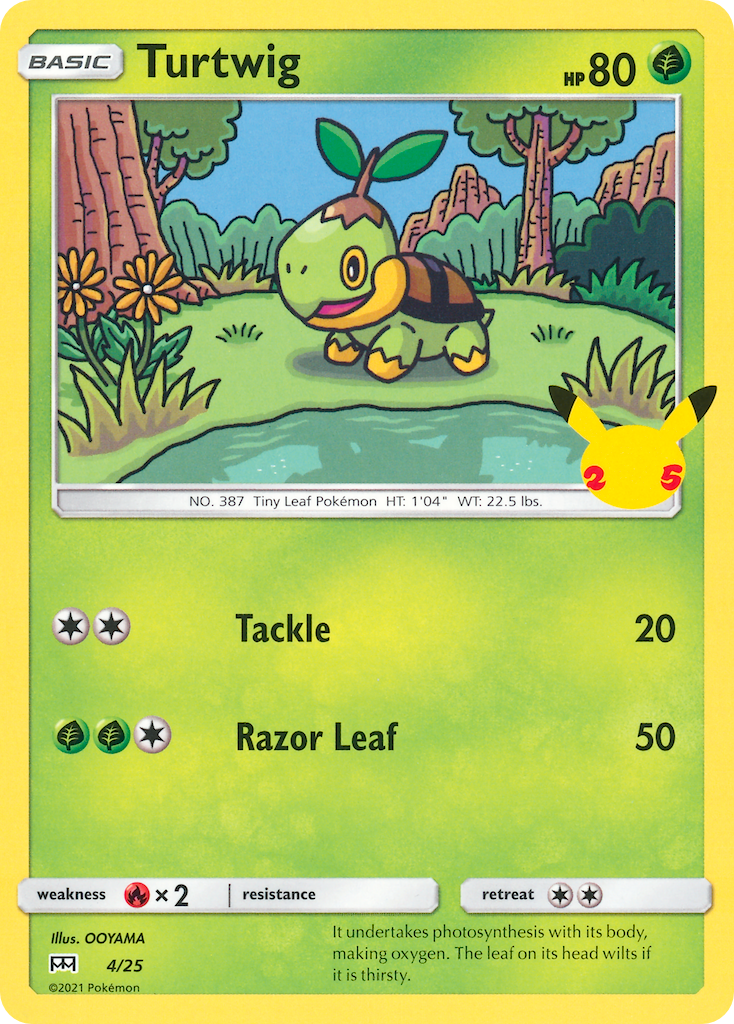 Turtwig (4/25) [McDonald's 25th Anniversary] | Galaxy Games LLC