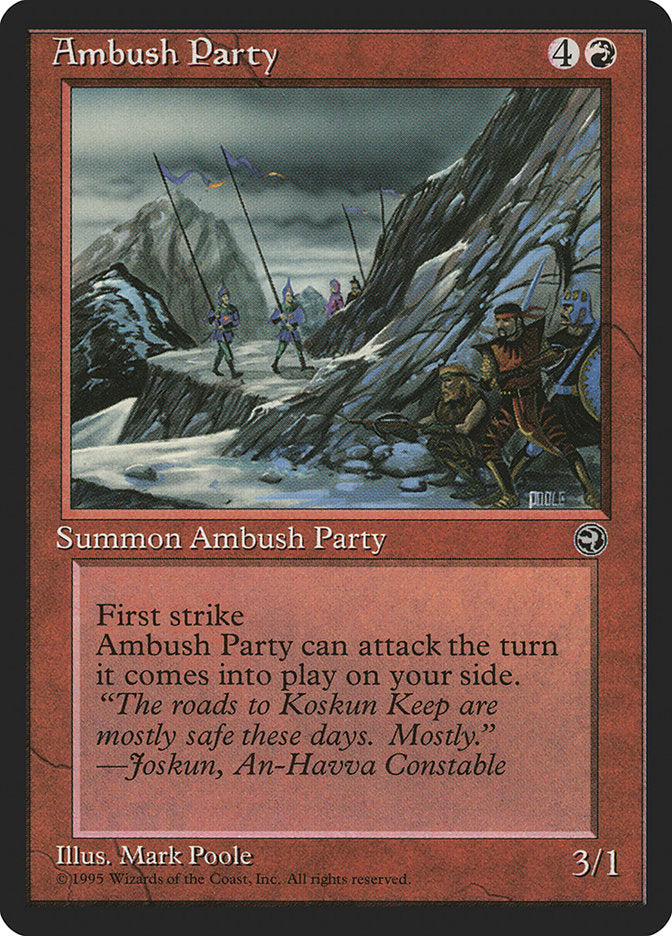 Ambush Party (Joskun Flavor Text) [Homelands] | Galaxy Games LLC