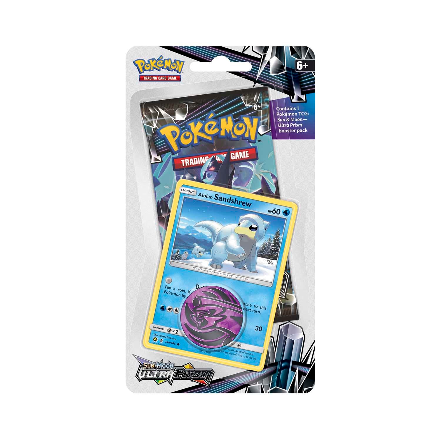 Sun & Moon: Ultra Prism - Single Pack Blister (Alolan Sandshrew) | Galaxy Games LLC