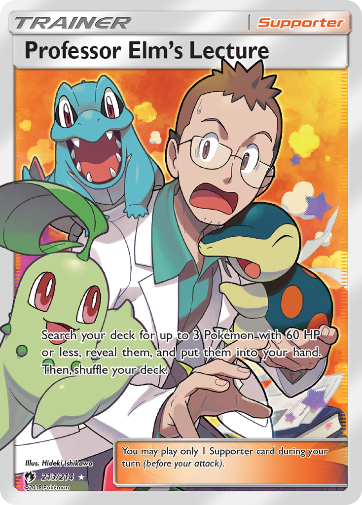 Professor Elm's Lecture (213/214) [Sun & Moon: Lost Thunder] | Galaxy Games LLC