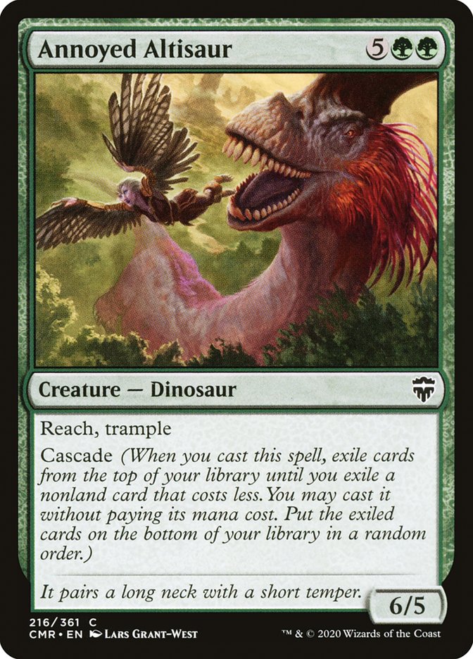 Annoyed Altisaur [Commander Legends] | Galaxy Games LLC