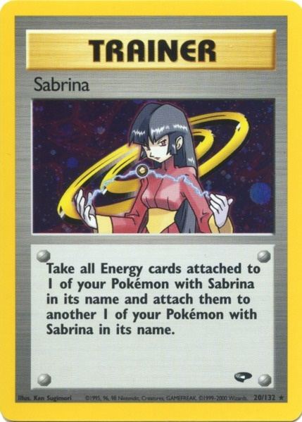 Sabrina (20/132) [Gym Challenge Unlimited] | Galaxy Games LLC