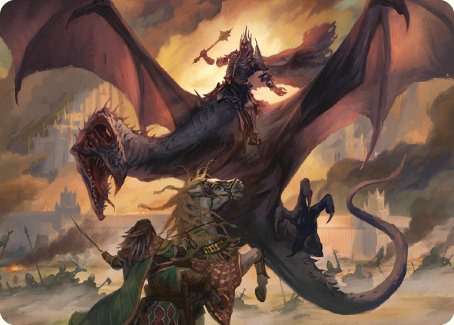 Witch-king, Bringer of Ruin Art Card [The Lord of the Rings: Tales of Middle-earth Art Series] | Galaxy Games LLC