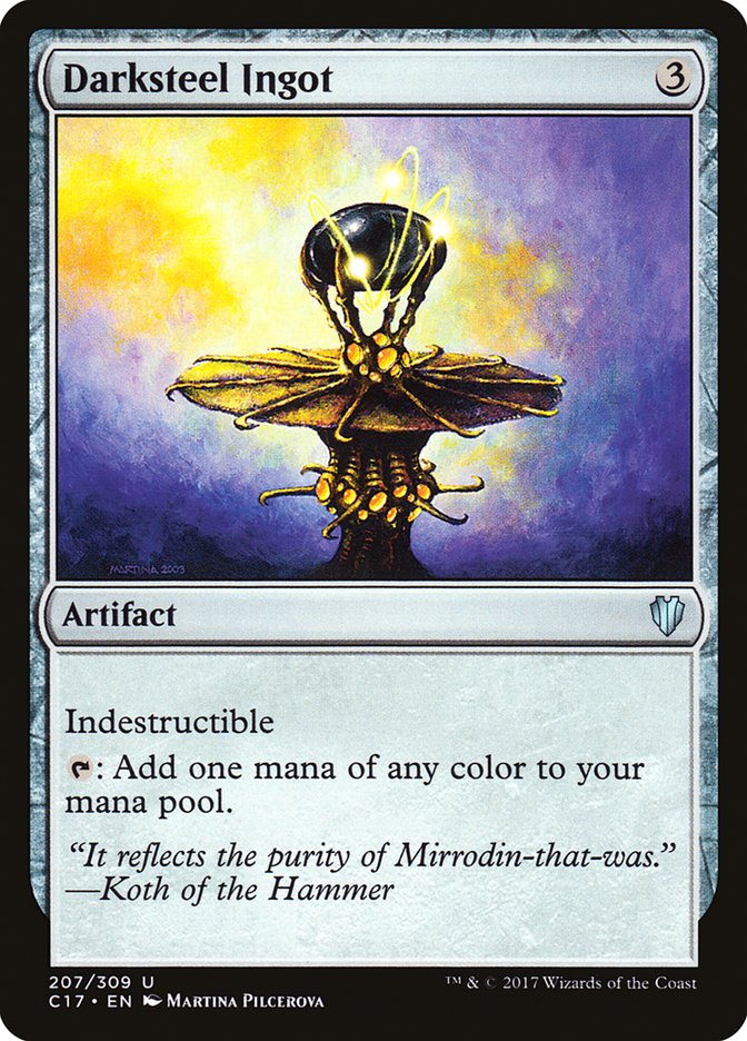 Darksteel Ingot [Commander 2017] | Galaxy Games LLC