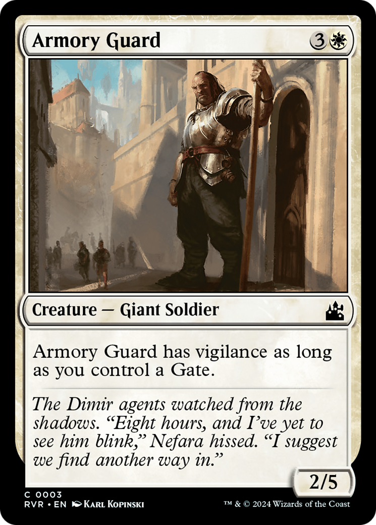 Armory Guard [Ravnica Remastered] | Galaxy Games LLC