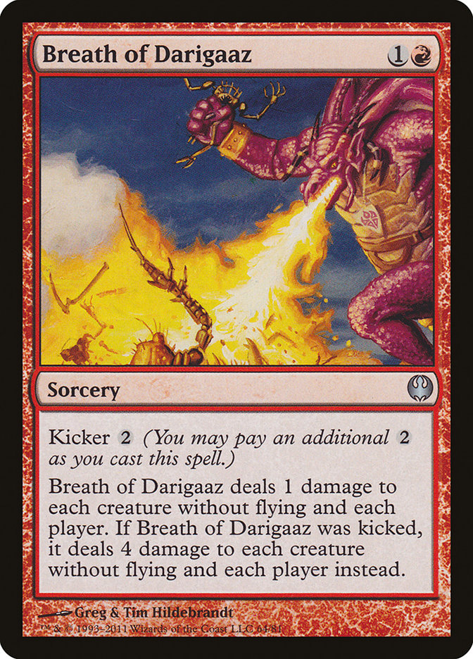 Breath of Darigaaz [Duel Decks: Knights vs. Dragons] | Galaxy Games LLC