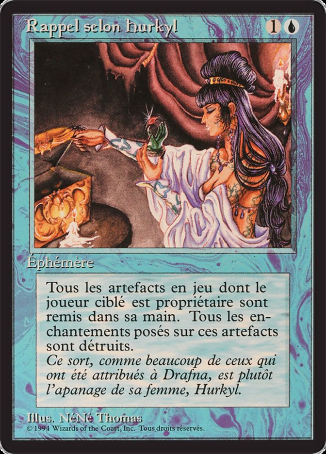Hurkyl's Recall [Foreign Black Border] | Galaxy Games LLC