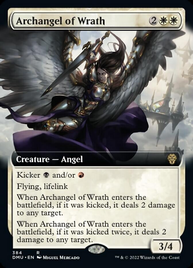 Archangel of Wrath (Extended Art) [Dominaria United] | Galaxy Games LLC