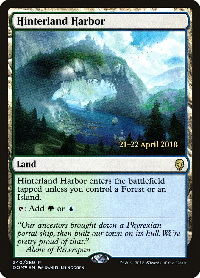 Hinterland Harbor [Dominaria Prerelease Promos] | Galaxy Games LLC