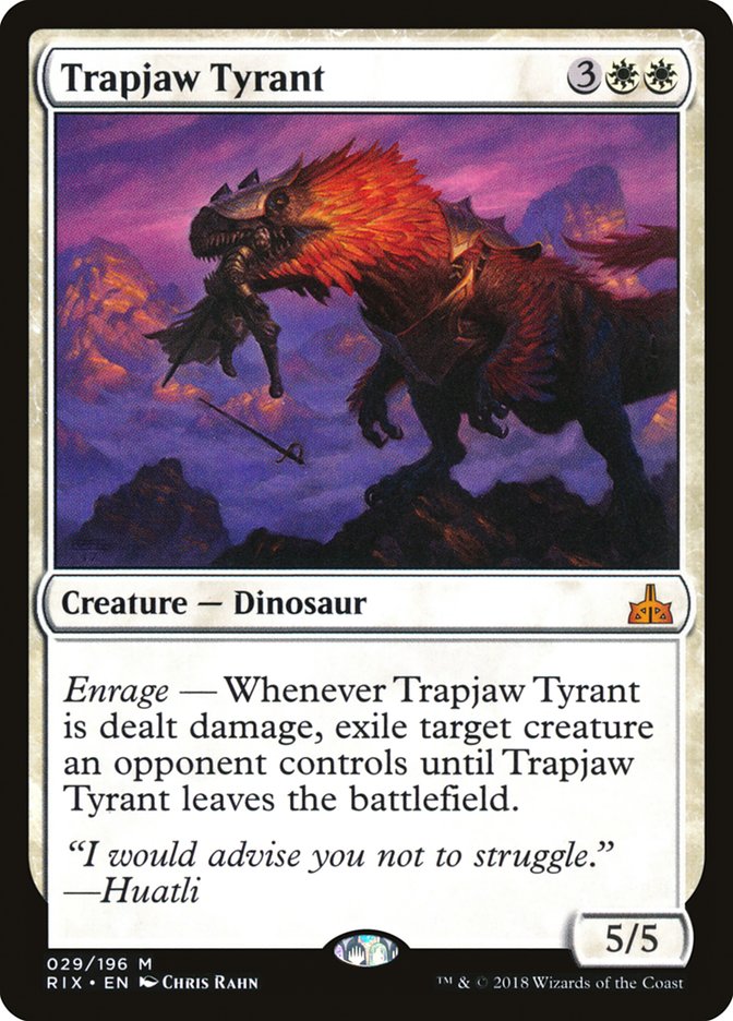Trapjaw Tyrant [Rivals of Ixalan] | Galaxy Games LLC