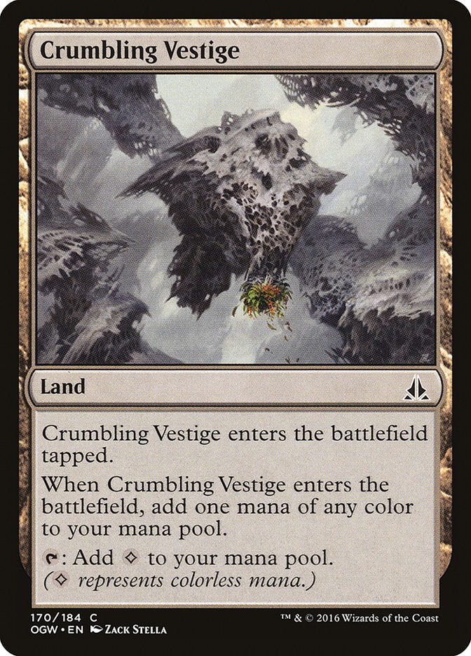 Crumbling Vestige [Oath of the Gatewatch] | Galaxy Games LLC