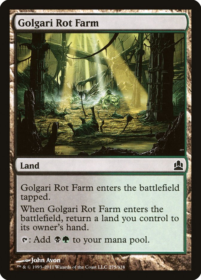 Golgari Rot Farm [Commander 2011] | Galaxy Games LLC