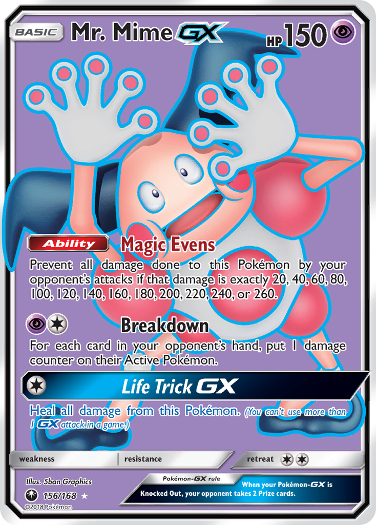 Mr. Mime GX (156/168) [Sun & Moon: Celestial Storm] | Galaxy Games LLC