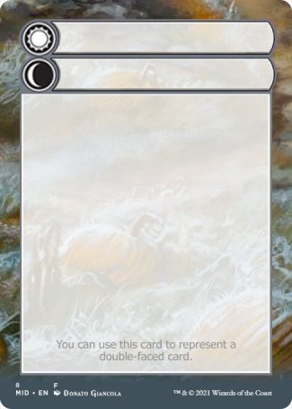 Helper Card (8/9) [Innistrad: Midnight Hunt Tokens] | Galaxy Games LLC