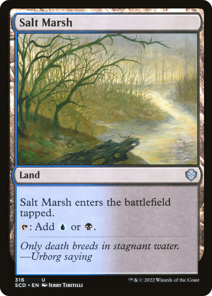 Salt Marsh [Starter Commander Decks] | Galaxy Games LLC