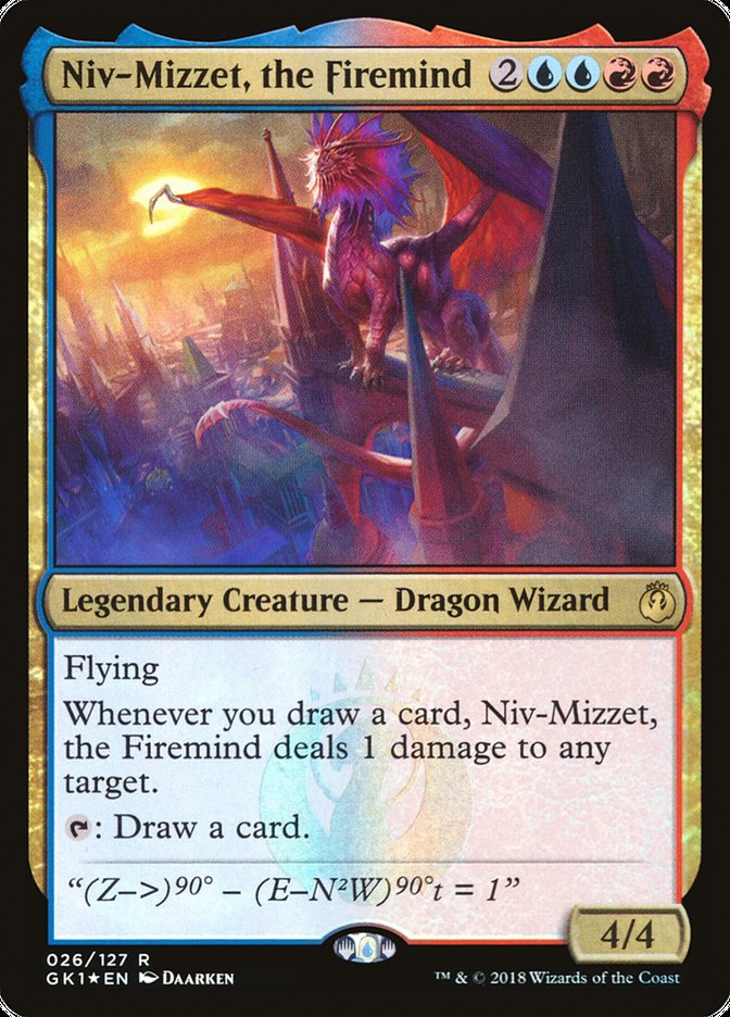 Niv-Mizzet, the Firemind [Guilds of Ravnica Guild Kit] | Galaxy Games LLC