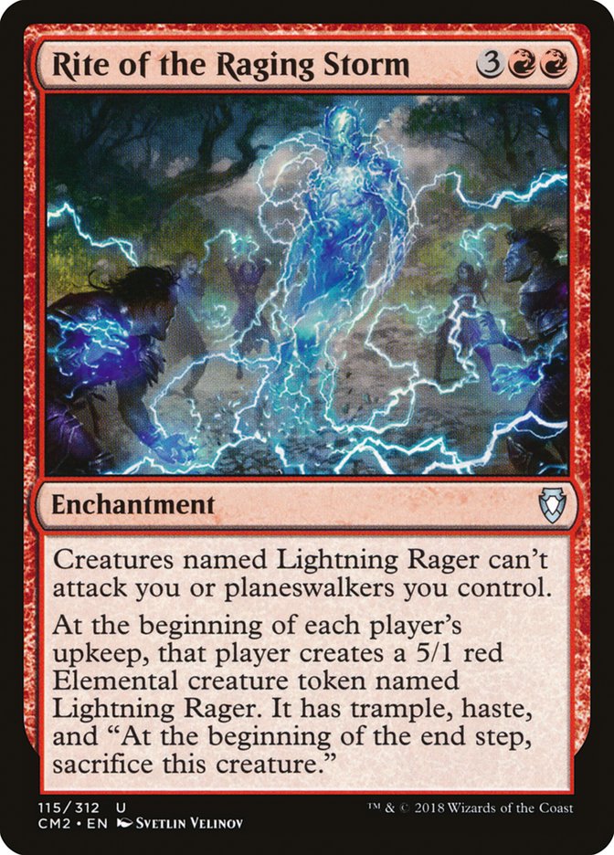 Rite of the Raging Storm [Commander Anthology Volume II] | Galaxy Games LLC