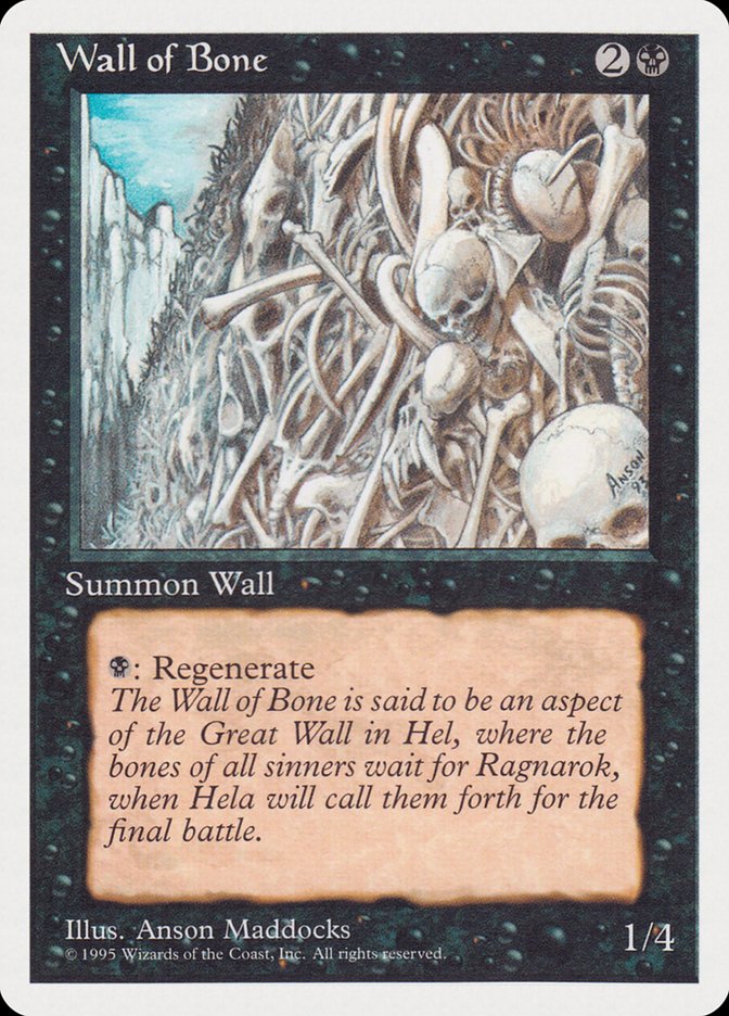 Wall of Bone [Rivals Quick Start Set] | Galaxy Games LLC