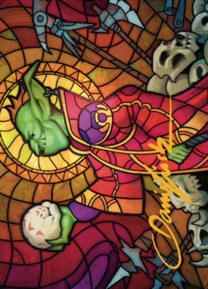 Squee, Dubious Monarch Art Card (Gold-Stamped Signature) [Dominaria United Art Series] | Galaxy Games LLC