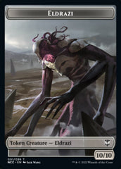 Eldrazi // Human Soldier Double-sided Token [Streets of New Capenna Commander Tokens] | Galaxy Games LLC