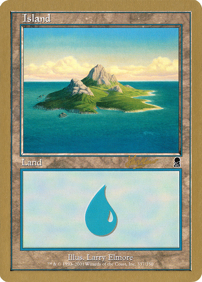 Island (shh337) (Sim Han How) [World Championship Decks 2002] | Galaxy Games LLC