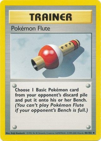 Pokemon Flute (86/102) [Base Set Unlimited] | Galaxy Games LLC