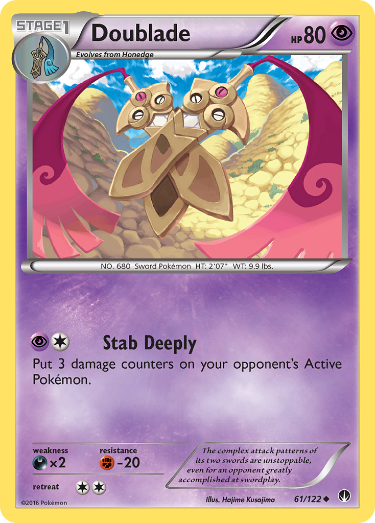 Doublade (61/122) [XY: BREAKpoint] | Galaxy Games LLC