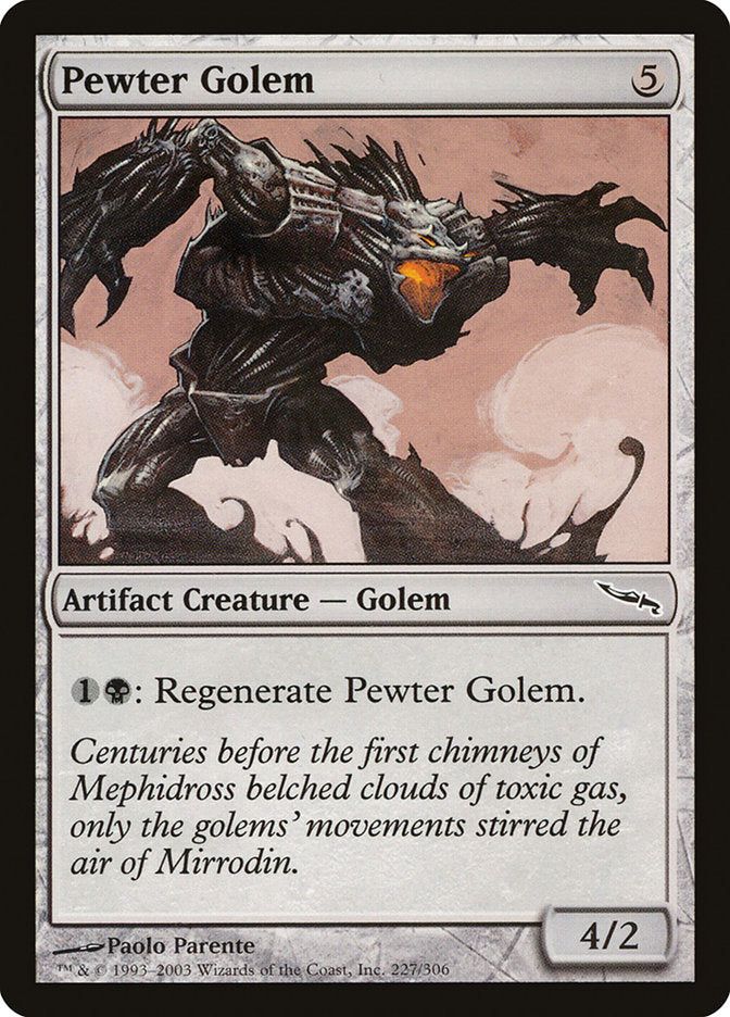 Pewter Golem [Mirrodin] | Galaxy Games LLC