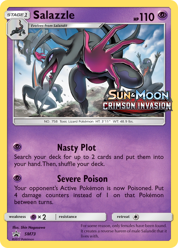 Salazzle (SM73) [Sun & Moon: Black Star Promos] | Galaxy Games LLC