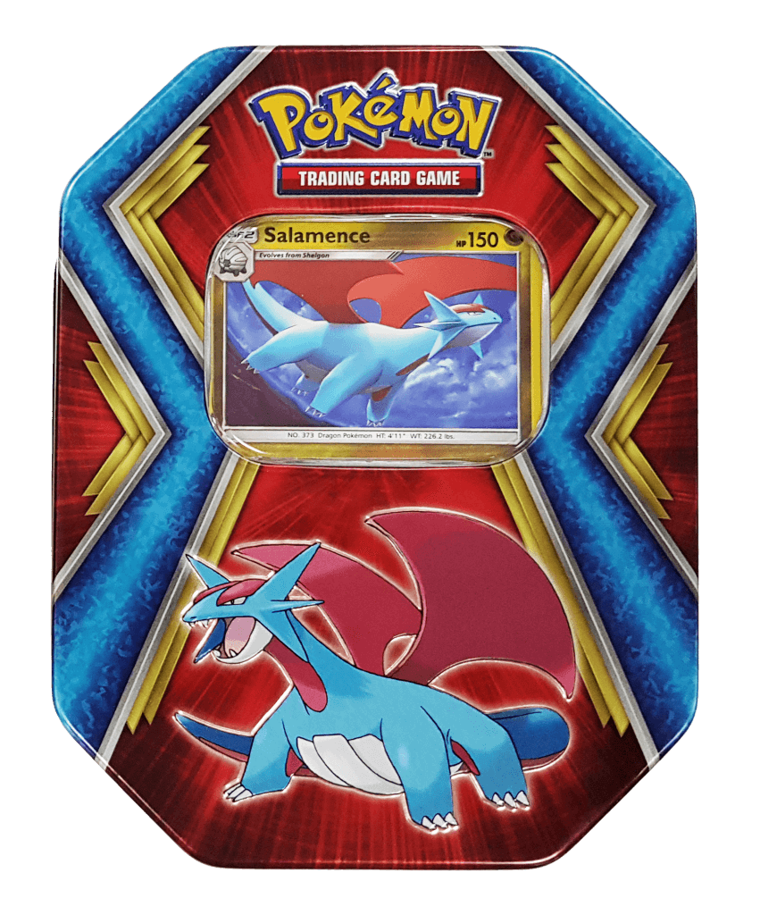 POKÉMON TCG Back Issue Tins Salamence | Galaxy Games LLC