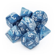 Chessex: D6 Lustrous™ DICE SET - 16MM | Galaxy Games LLC