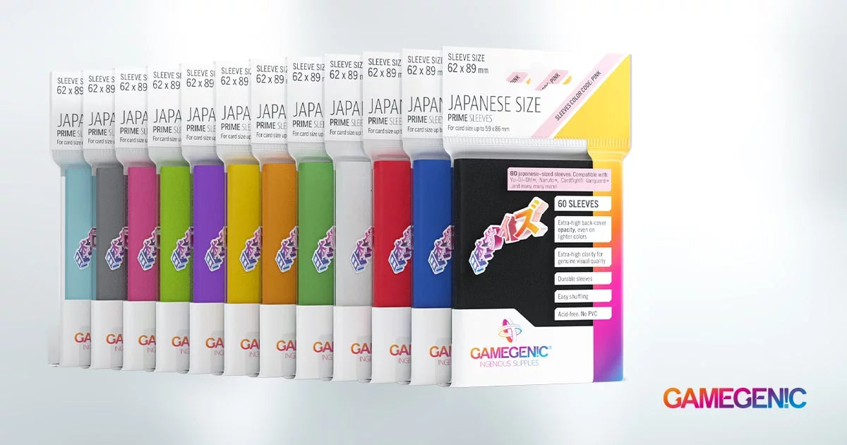 PRIME JAPANESE SIZED SLEEVES | Galaxy Games LLC