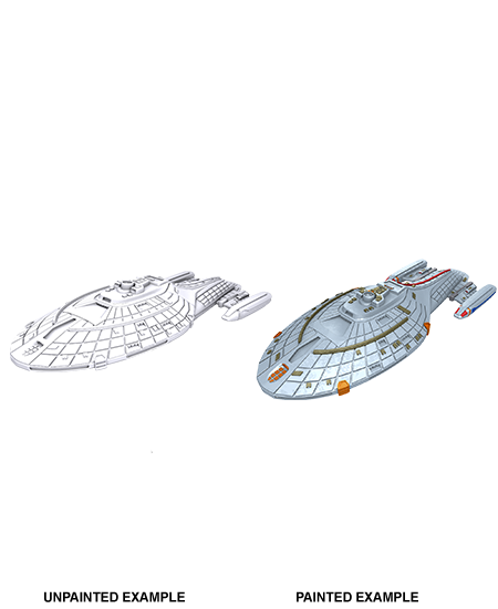 Star Trek Deep Cuts Unpainted Miniatures: Intrepid Class | Galaxy Games LLC