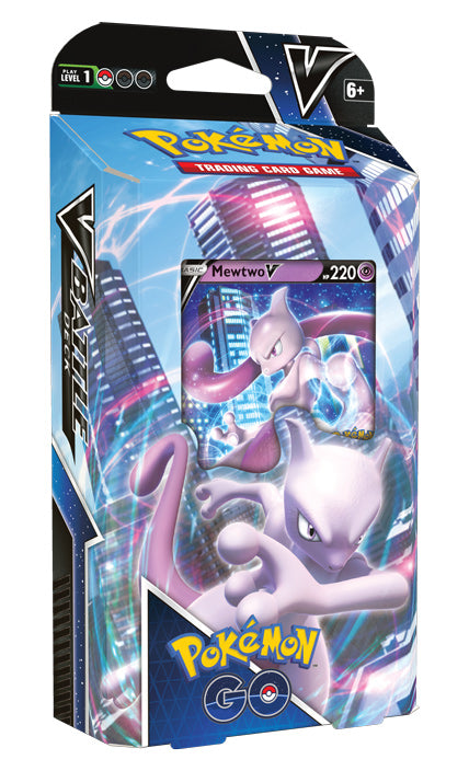 V Battle Deck [Mewtwo V] - Pokemon GO | Galaxy Games LLC