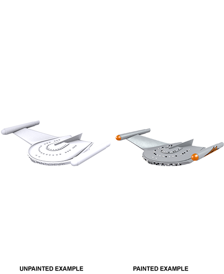 Star Trek: Deep Cuts Unpainted Miniatures: Romulan Bird-of-Prey | Galaxy Games LLC