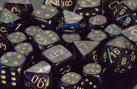 Chessex: D6 Lustrous™ DICE SET - 16MM | Galaxy Games LLC