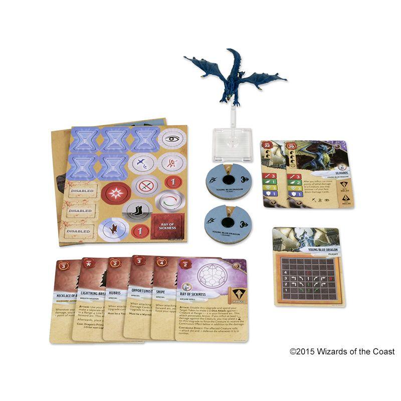 Dungeons & Dragons - Attack Wing Wave 7 Blue Dragon Expansion Pack | Galaxy Games LLC