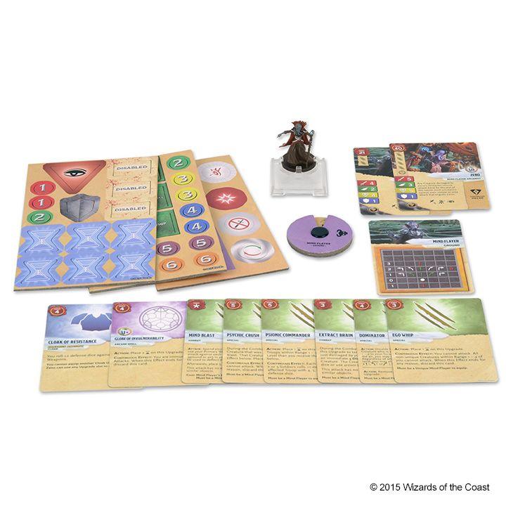 Dungeons & Dragons - Attack Wing Wave 8 Mind Flayer Expansion Pack | Galaxy Games LLC