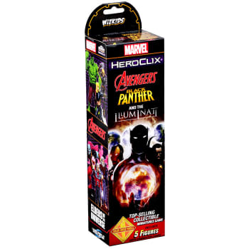 Marvel HeroClix: Avengers Black Panther and the Illuminati Booster | Galaxy Games LLC