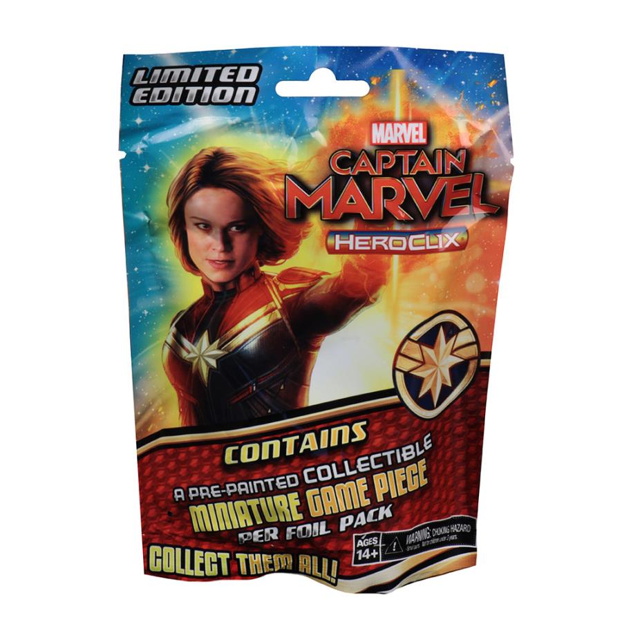 Marvel HeroClix: Captain Marvel Movie Gravity Feed Pack | Galaxy Games LLC