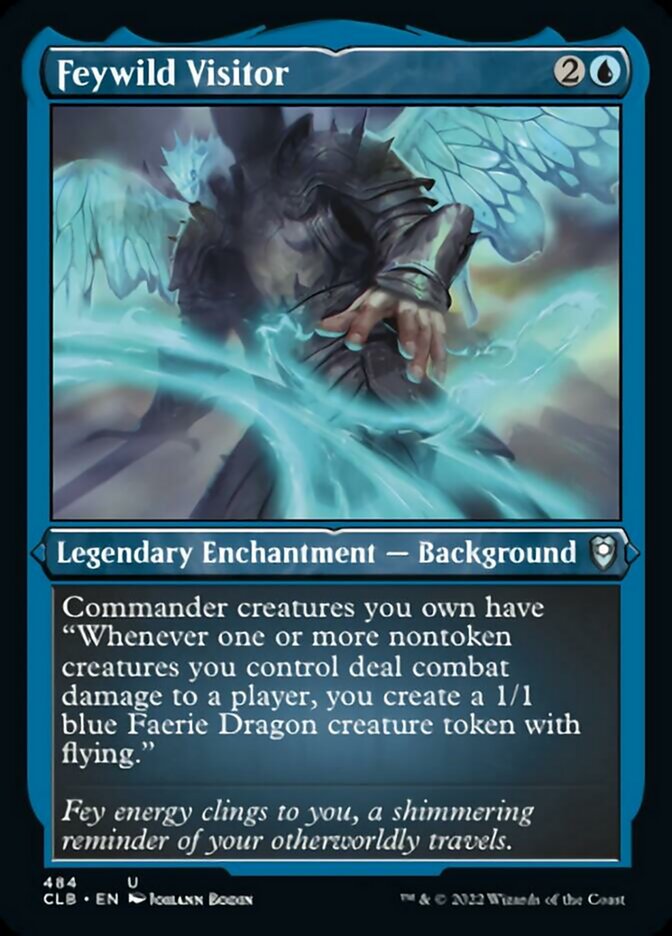 Feywild Visitor (Foil Etched) [Commander Legends: Battle for Baldur's Gate] | Galaxy Games LLC