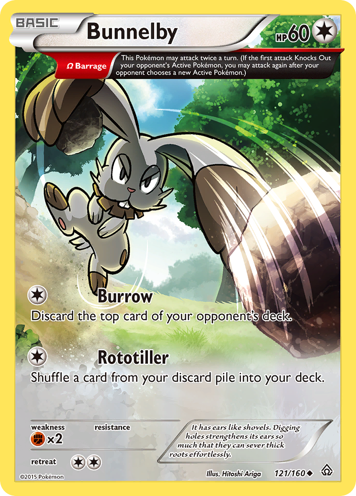 Bunnelby (121/160) [XY: Primal Clash] | Galaxy Games LLC