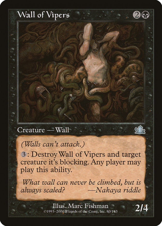 Wall of Vipers [Prophecy] | Galaxy Games LLC