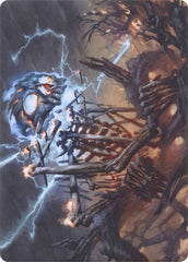 Lightning Skelemental // Lightning Skelemental [Modern Horizons Art Series] | Galaxy Games LLC