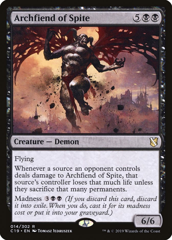 Archfiend of Spite [Commander 2019] | Galaxy Games LLC