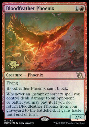 Bloodfeather Phoenix [March of the Machine Prerelease Promos] | Galaxy Games LLC