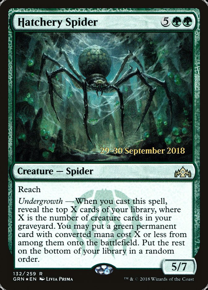 Hatchery Spider [Guilds of Ravnica Prerelease Promos] | Galaxy Games LLC