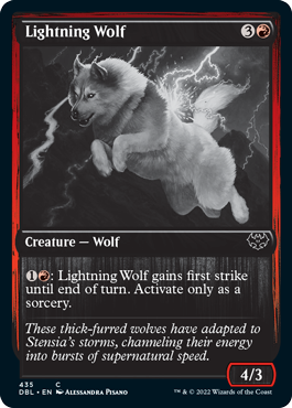 Lightning Wolf [Innistrad: Double Feature] | Galaxy Games LLC