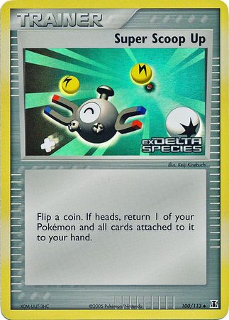 Super Scoop Up (100/113) (Stamped) [EX: Delta Species] | Galaxy Games LLC