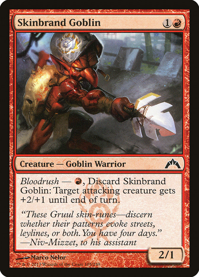 Skinbrand Goblin [Gatecrash] | Galaxy Games LLC